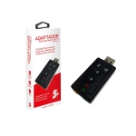 Adaptador Placa de Som USB 7.1 Entrada P2 Fone e Microfone