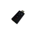 Adaptador Placa de Som USB 7.1 Entrada P2 Fone e Microfone