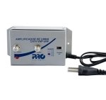 AMPLIFICADOR DE LINHA 25DB VHF/UHF PQAL-2500 PROELETRONIC