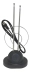 ANTENA TV INTERNA TVC DUPLA COM CABO E BASE