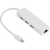 CABO USB TIPO C MACHO X 3 USB 3.0 FEMEA/1 RJ 45