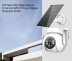 CAMERA IP MINI SPEED DOME COM PLACA SOLAR FULL HD Q8