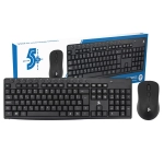 COMBO TECLADO E MOUSE SEM FIO 2,4GHZ 5+