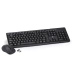 COMBO TECLADO E MOUSE SEM FIO 2,4GHZ 5+