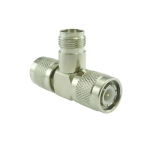 CONECTOR ADAPTADOR T 02 MACHOS/ 01 FEMEA TNC 06