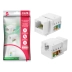 CONECTOR KEYSTONE RJ45 CAT6 - BRANCO - UNITARIO
