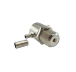 CONECTOR UHF FEMEA 90º ANGULAR RG/C 58 CLIMP UHF01