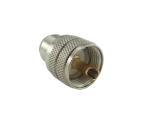 CONECTOR UHF MACHO PEQUENO C/ REDUTOR P/ RG/C 58 UHF06