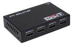 DISTRIBUIDOR VIDEO HDMI 1X4 VERSAO 1.4 3D FULL HD
