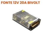 FONTE 12V 20A CHAVEADA 240W BIVOLT COLMEIA