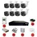 KIT CAMERAS TWG FULL HD 8 CAMERAS C/ DVR TWG E C/ HD 1TB SEAGETE
