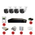 KIT CAMERAS TWG HD 4 CAMERAS C/ DVR TWG 4 CANAIS E C/ HD 1TB