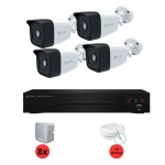 KIT CFTV ELSYS ANPOE 4 CANAIS C/DVR 4 CANAIS S/HD