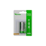 PILHA AA RECARREGAVEL 2000MAH CARTELA C/2 - GREEN