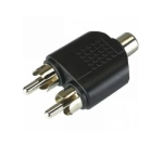 PLUG ADAP RCA FEMEA X 2 JACK RCA