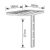 SUPORTE BANDEIJA ADVD178 BRASFORMA