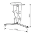 SUPORTE PARA PROJETOR DE TETO SBRP757 BRASFORMA