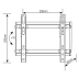 SUPORTE PARA TV LCD FIXO 23 A 42" SBRP215 INCLINAVEL BRASFORMA