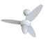 Ventilador de Teto Ventisol Wind Inverter C/Cont. Branco Bivolt